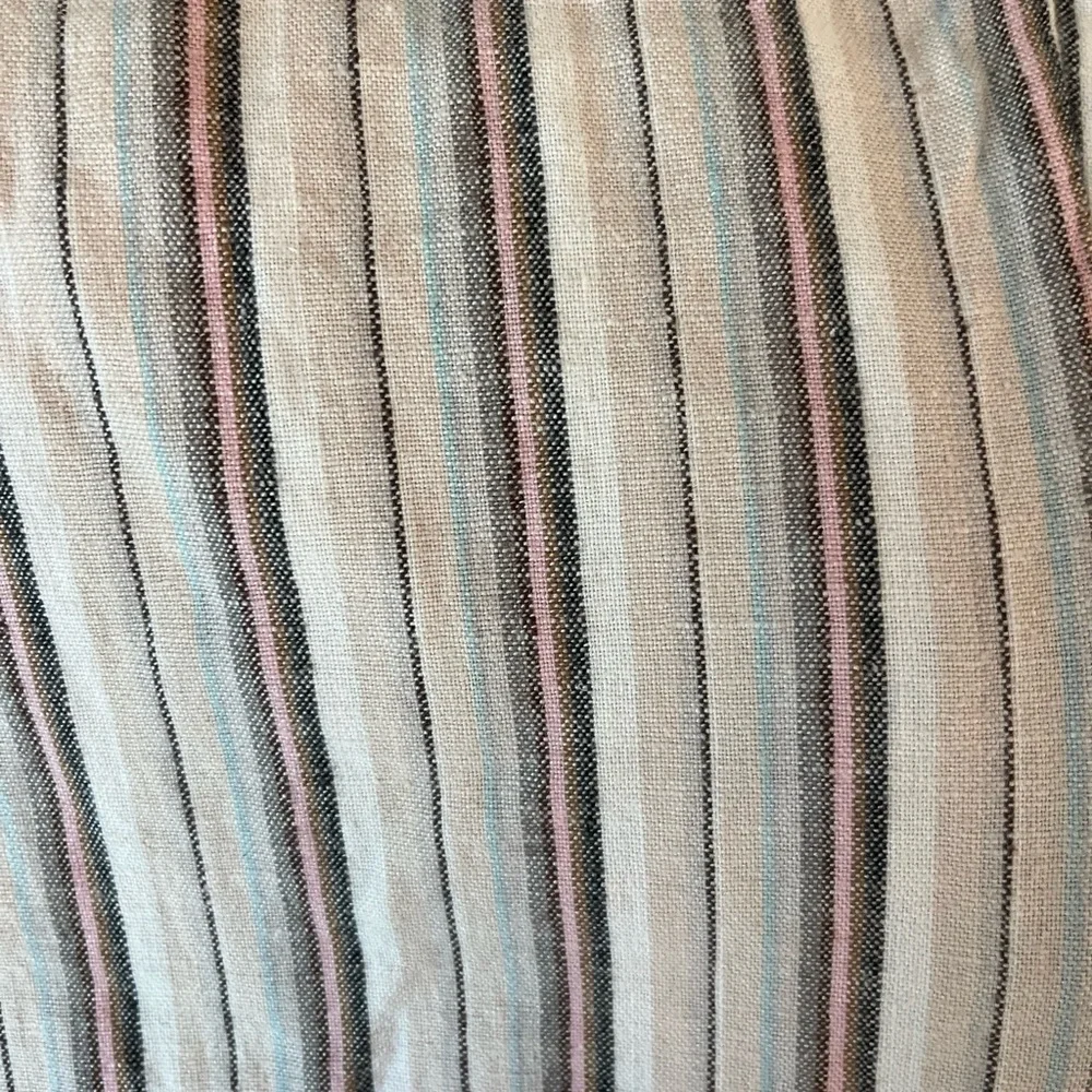 Rewash (Macy’s) brand striped linen blend boho wide leg pants size XS EUC‎